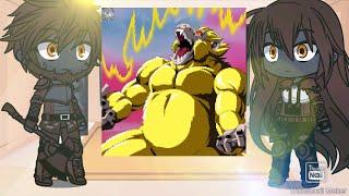 Monsterverse Kaijus react to GT Goku turn into Golden Great Ape Oozaru | Dragon Ball Grand Tour/DBGT