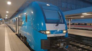 Im Arverio Bayern Siemens Desiro-HC BR 2462 Als RE 80 von München Hbf nach Würzburg Hbf mit Vmax 160