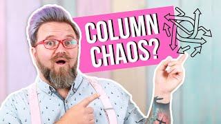 How to Cross Stitch Vertical Columns | Caterpillar Cross Stitch