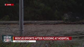 I-26 bridges in Unicoi County a total loss due to flooding, sheriff says