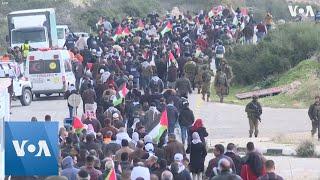 Palestinians Protest Against US President Trump’s Middle East Peace Plan