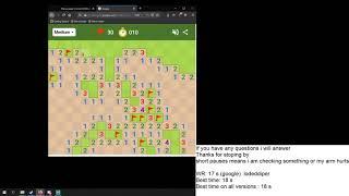 Google Minesweeper 16 seconds