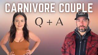 Carnivore Couple Q + A ~ weight loss stalls, alcohol, glucose, fat adaptation + carnivore kids