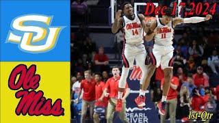 Ole Miss Rebels vs Southern Jaguars Game Highlights  Men's College Basketball | Dec 17,2024