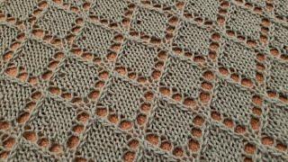 Part 2 - Diamond Lace Shawl Knitting Tutorial!
