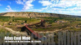 Atlas Coal Mine National Historic Site, East Coulee, Alberta, Canada. Van Life