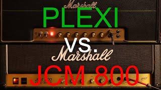 AMP SHOOTOUT: Marshall Plexi vs. JCM 800