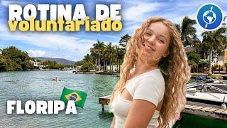 Minha rotina de voluntariado Worldpackers em Florianópolis