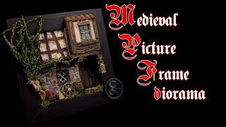 Building a medieval picture frame diorama