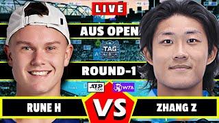 LIVE: Rune H vs Zhang Z • Australian Open 2025 #round1 #Rune #Zhang #tennis #wta #atp