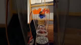 Cheap automated drip watering system with d1mini, a servo, some plastic bottles and home assistant