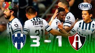 Monterrey - Atlas [3-1] | GOLES | Jornada 17 | Liga MX