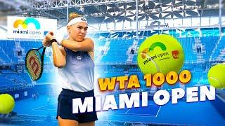 WTA 1000 Miami Open| Taste of tennis| Off court activities‍️|Maria Timofeeva