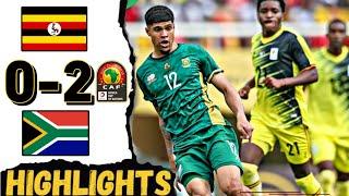 Uganda vs South Africa Highlights | African Cup of Nations Qualifiers 2024