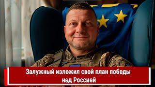 Залужный изложил свой план победы над Россией