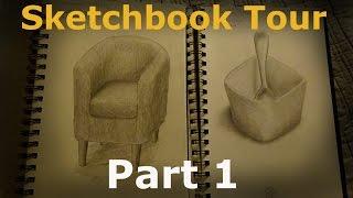 Dixon Ticonderoga Sketchbook Tour 2014 Part 1 @phantomdrawing