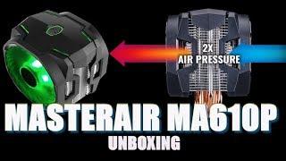 Cooler Master Master Air MA610P Unboxing ans showing light | Tech Land