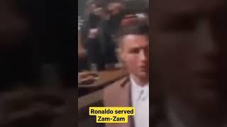 Ronaldo in Saudi Arabia Served Zam-Zam