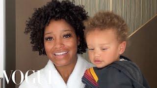 Keke Palmer on Post-Pregnancy Skin and Curly Hair Care | Beauty Secrets | Vogue