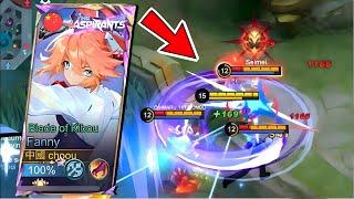 WTF DAMAGE FANNY!! WHEN GLOBAL CHOU PICK FANNY - Mobile Legends