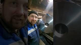 Весь цикл токарной обработки детали весом 720кг на станке ДИП-500/Вот такая у меня работа!!!