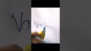 #handwriting #youtubeshorts #name #writing #english #vandana