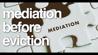 Resolving disputes with tenants through mediation