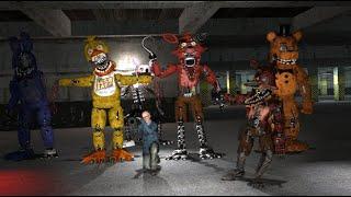 Running with my Father from the Withered anamatronics!!! in Garry's Mod