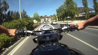 Hornet 600 GoPro Test - Crazy ride