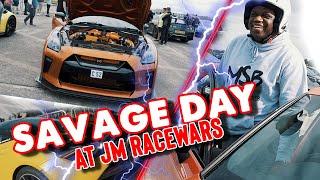 *SAVAGE DAY* MY RS3 TAKES ON THE SUPERCARS AT JM RACEWARS