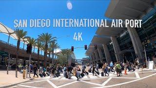 (4K) SAN DIEGO INTERNATIONAL AIR PORT 4K DRIVE TOUR