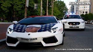 Driving the Lamborghini Trumpventador to the White House