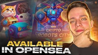 Explore the world of Crypto Robots City NFT Marketplace