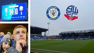 ANOTHER DISAPPOINTING DAY AS BOLTON FACE 5 NIL DEFEAT AWAY AT EDGELEY PARK! | Stockport 5-0 Bolton