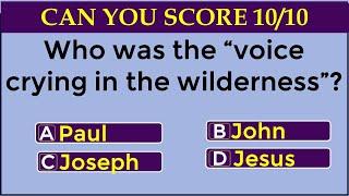 BIBLE QUIZ: HOW WELL DO YOU KNOW  BIBLE VERSE? 98% WILL FAIL THESE BIBLE QUIZ.