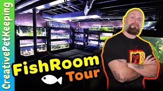 CICHLID FISH ROOM TOUR  | Prime Time Aquatics