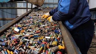 Millions of Batteries Recycled Daily! Discover the Treasure Inside!