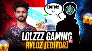 @LoLzZzGaming VS RyLoZ (EDITOR) 4 TIMES FIGHT | GodL LoLzZz BGMI HIGHLIGHT 