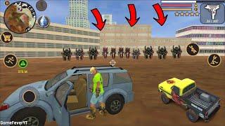 Vegas Crime Simulator - (Vegas Hero Fight Auto Robot) Vegas Hero Drive Scorpio Jeep -  Gameplay HD