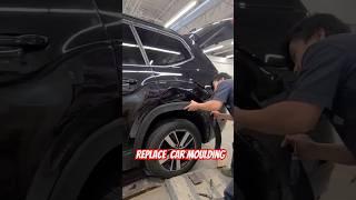 Remove rear moulding Volkswagen. CAr body Repair Denting and painting #auto #car #automobile