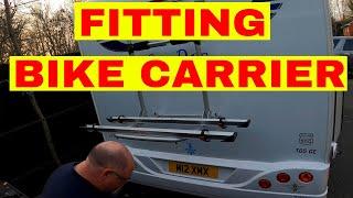 Fitting Bike Rack Cycle Carrier to a MotorHome