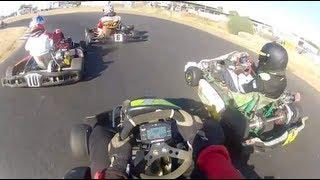 Atwater - WKA West Coast - Clone Kart - Sept 9, 2012 Highlights - Ryan Troutwine