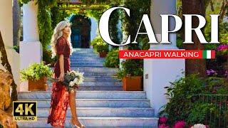 4K Walking tour of CAPRI ️ The Most Beautiful Island in Italy