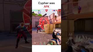 AFK Cypher 🫵 #valorant #funnymoments #valorantclips #razevalorant #valoranthighlights