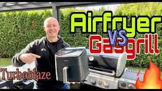 Gasgrill gegen Heißluftfritteuse / COSORI Turboblaze / Airfryer 6L