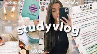 STUDY VLOG | rotina, resumos, receitinhas e dicas para ser mais focado e disciplinado.