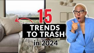 The 15 MOST HATED Interior Design Trends in 2024! Avoid These Trends at ALL COSTS!!!!