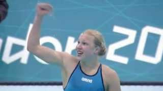 15 Year Old Wins Gold Ruta Meilutyte for Lithuania at the Olympics 2012 100m Breaststroke