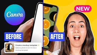 (NEW) Turn PHOTOS into CUSTOM MOCKUPS | Canva Mockup Template Generator Tutorial