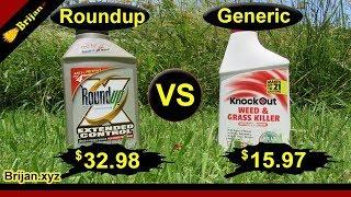 Roundup vs Generic Weed Killer